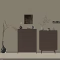 Modern Wood Grain Cabinet Ins Style Minimized Style Cabinet Entire Cabinet Sideboard Cabinet Balcony Cabinet Storage Cabinet Home Entrance Cabinet 3d model