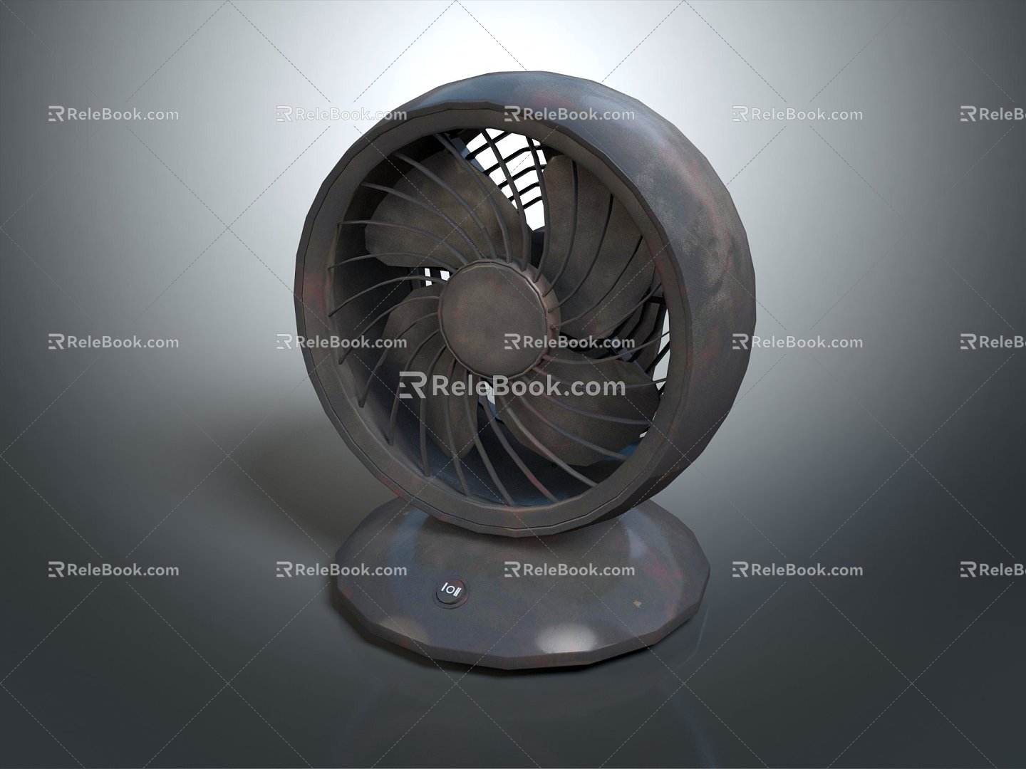 Modern Fan Vertical Fan Electric Fan Small Fan 3d model