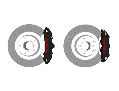 Brake disc Brembo BREMBO high-performance brake system brake car brake car accessories 3d model