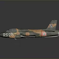 RS-25 Futuristic Space Aircraft With Military Camouflage And Aeronautical Design