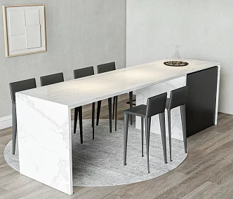 Modern Light Luxury Bar Counter Kitchen Bar Counter Restaurant Bar Counter Light Luxury Bar Counter Modern Bar Counter 3d model