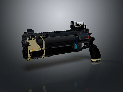 pistol semi-automatic pistol automatic pistol modern weapon hot weapon hot weapon gun military 3d model