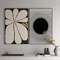 Quiet Wind Decorative Painting 3d model