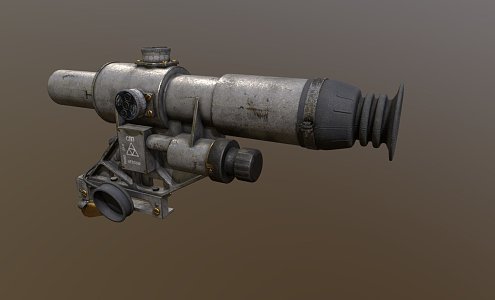 Russian machine gun sight 3d model