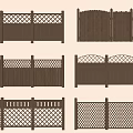 Variety Of Wooden Fence Designs For Outdoor