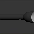 Sleek Modern Metal Flashlight With Ergonomic Design And Bright LED Beam