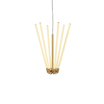 Intra Lighting Italian Chandelier Minimalist Chandelier Metal Chandelier Tube Chandelier Decorative Chandelier 3d model