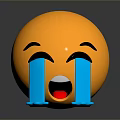 Yellow Smiley Face Decorative Emoji With Blue Tears Design For Daily Life Home Decoration Item