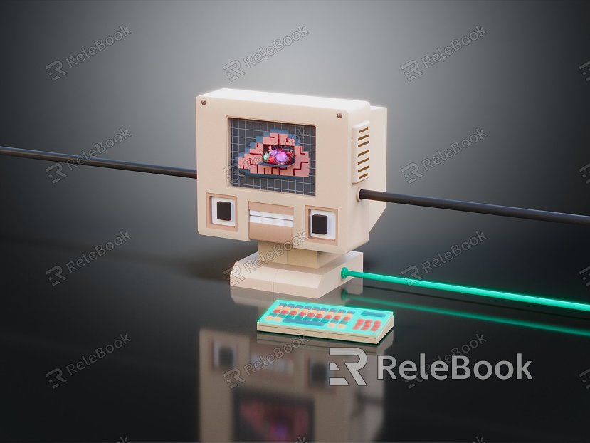 Retro game machine box game machine model