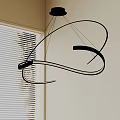 Modern chandelier 3d model