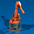 Industrial Robot Mechanical Arm Mechanical Arm Manipulator 3d model