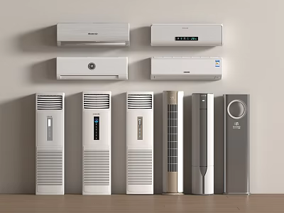 air conditioner modern air conditioner vertical air conditioner 3d model