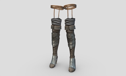 Over-the-Knee Boots Shoes Boots 3d model