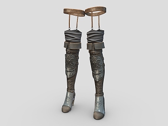 Over-the-Knee Boots Shoes Boots 3d model