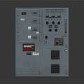 Modern Electrical Control Panel With Buttons Switches Indicators And Display Screen