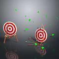 Arrow Target Arrow Target Wood Target Arena Archery Target Gun Target Shooting Military Military Items 3d model
