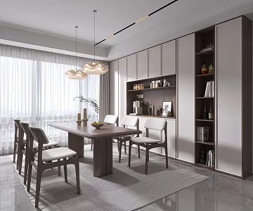 Middle Style Restaurant 3d model