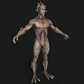 Horror Monster Alien Character PBR Material Next Generation Mature Role Playing Game Character Game Demon King 3d model