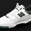 New Balance 650 Classic Sneakers With White And Green Details