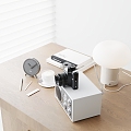 Modern Ornaments Combination Book Table Lamp Camera Ornaments Cup 3d model