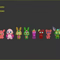 Cartoon Characters Cartoon Animals Cartoon Small Animals Game Characters Virtual Characters Anime Characters Cartoon Elves 3d model