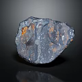 High Quality Natural Wood Stone Featuring Dark Surface Orange Accents And Polished Texture