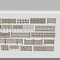 Wooden Railings With Various Decorative Styles And Designs For Home And Garden