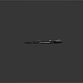 Futuristic Aircraft with Modern Geometric Shapes and Illuminated Blue Accent Lights in Sci Fi Style