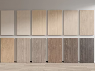 Modern wall panel wood veneer wall panel wall panel wall panel wall panel wood board 3d model