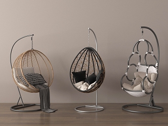 Modern Hanging Chair Modern Swing Chair Hanging Chair Rattan Hanging Chair 3d model