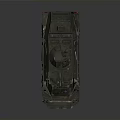 Armored Military Vehicle With Camouflage Coating Large Off Road Wheels And Tactical Antenna