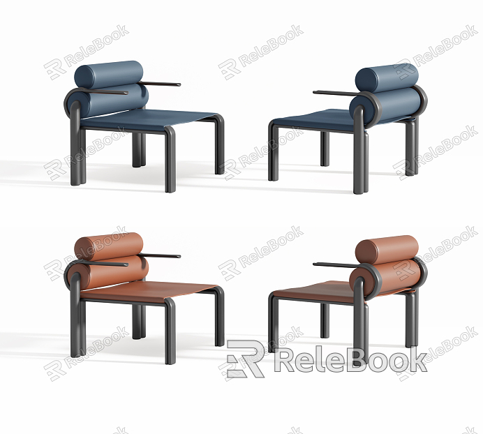 Modern single chair model