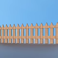 Decorative Wooden Garden Fence For Outdoor Landscape Decoration And Privacy