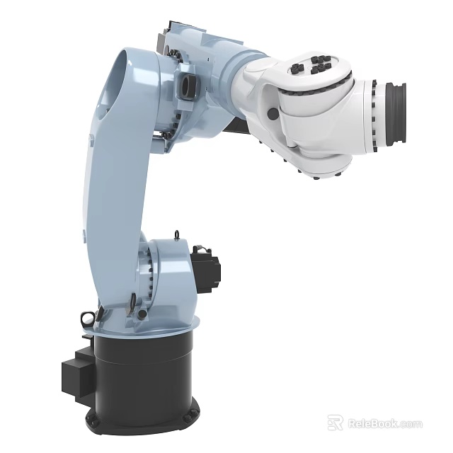 Intelligent Robot Arm With Precision Mechanical Structure For Industrial Automation Tasks 3d model 