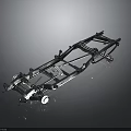 High Quality Car Chassis Components Featuring Frame Structure Suspension System and Wheels