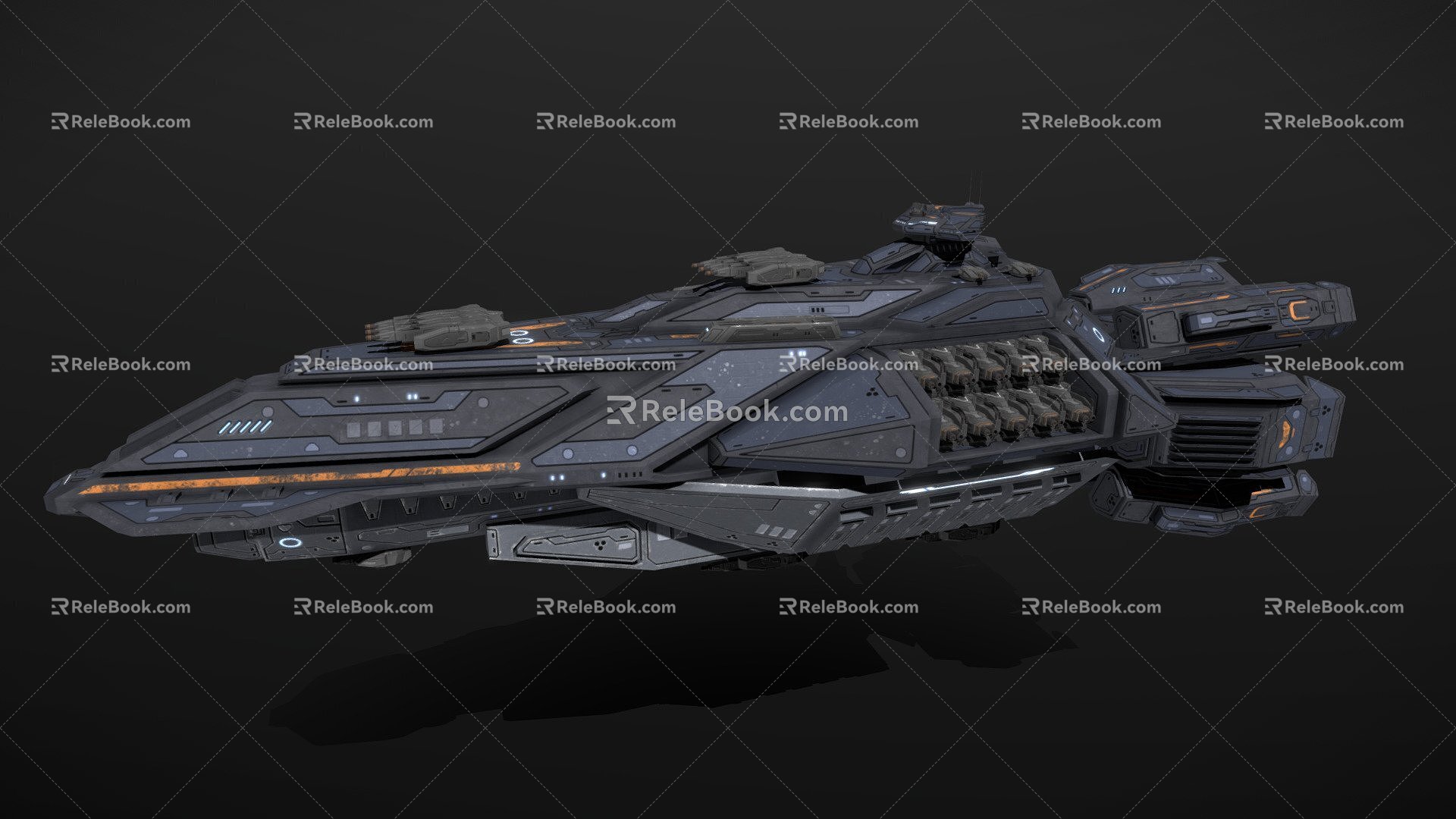 Weapons Sci-Fi Battleship model