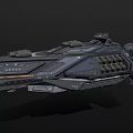 Weapons Sci-Fi Battleship 3d model