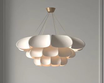 Modern chandelier 3d model