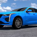 Various Colored Cars Including Sedans And SUVs Parked On Gray Asphalt