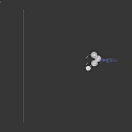 Cartoon Game Character Riding Bicycle Along Road With Trees Sun Clouds And Bus