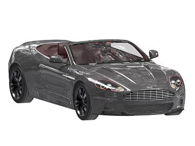 Aston Martin Convertible sports car Aston Martin Supercar Car Supercar 3d model