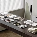 Modern Books and Magazines Books 3d model