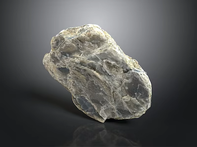 Geological Rock Sample Testing Equipment With Natural Stone Specimen 3d model