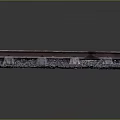 Detailed View Of Train Tracks With Wooden Sleepers And Crushed Gravel Ballast Structure