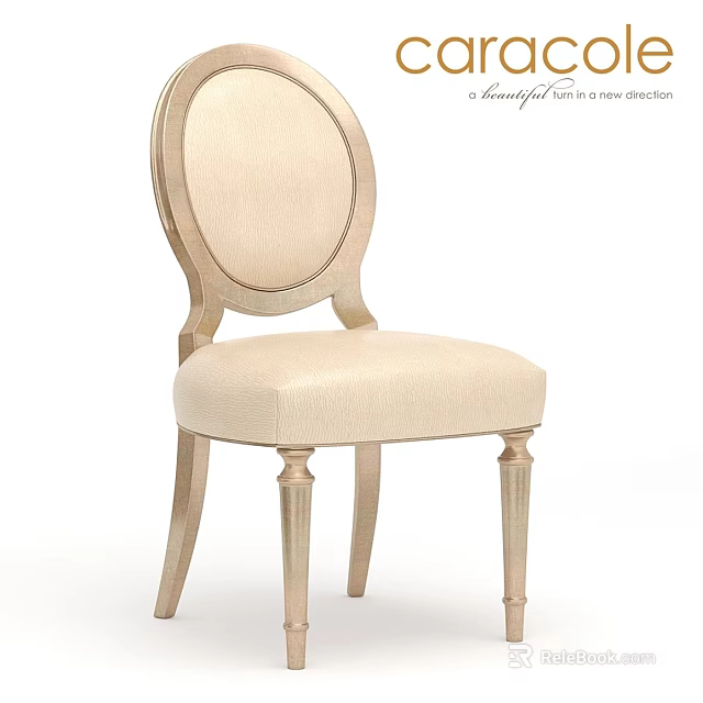 Elegant Light Luxury Stool With Beige Fabric Cushion And Decorative Metal Legs Design 3d model 