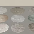Cream Round Carpet Fabric Carpet Round Carpet Round Carpet Simple Carpet Plain Carpet 3d model
