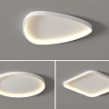 Modern Ceiling Light With Different Shapes Including Round Square And Curved Design