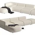 Modern Multiplayer Sofa 3d model