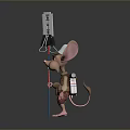 Mouse Wizard Mouse Warlock Cartoon Mouse Animation Mouse Animation Mouse Cartoon Character Cartoon Animal 3d model