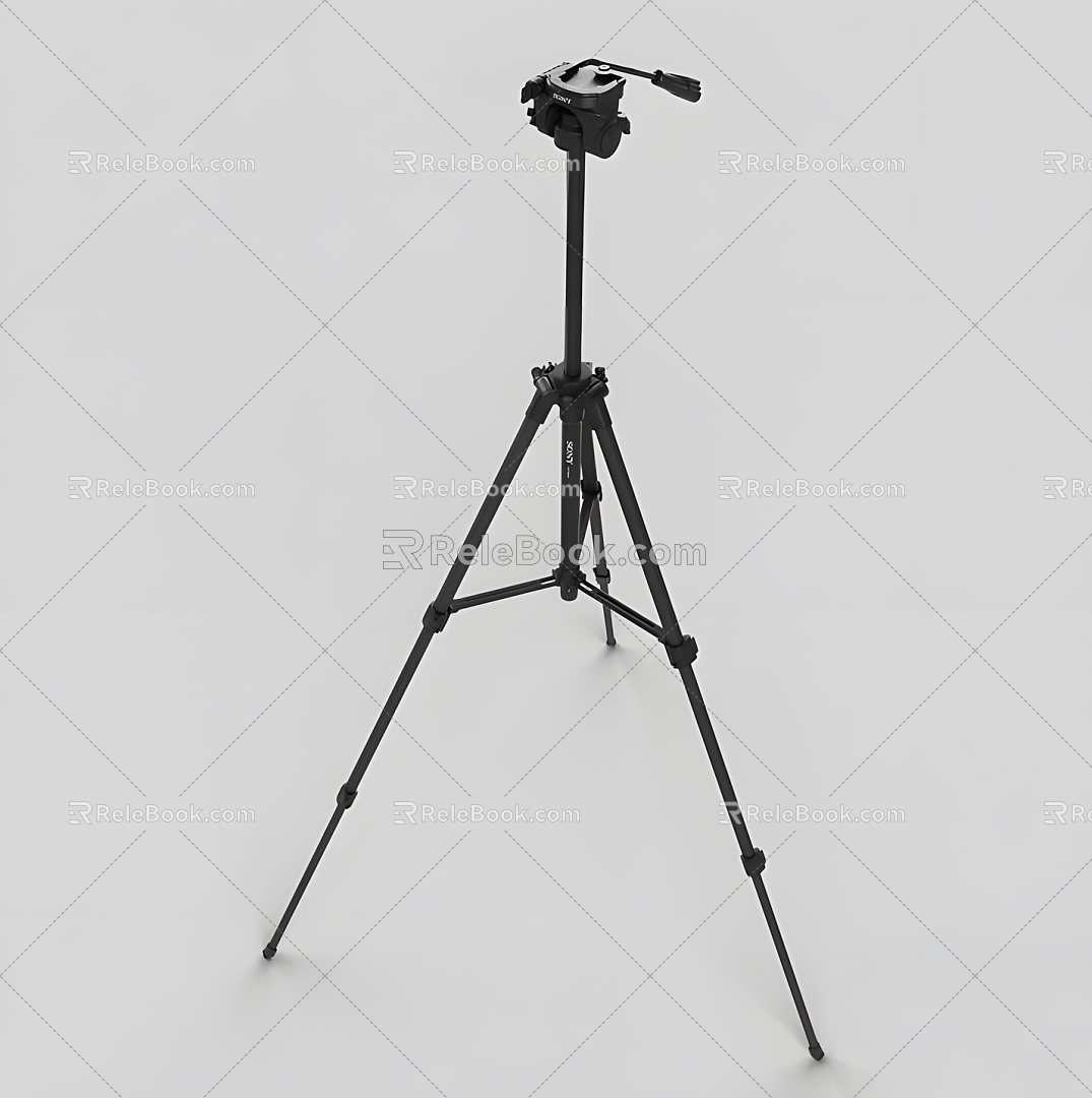 Modern Sony Tripod Modern Equipment Sony Tripod Shooting Shelf Stand 3d model